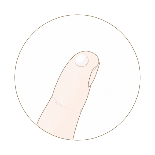 STEP1 直径5mm程度を指にとる
